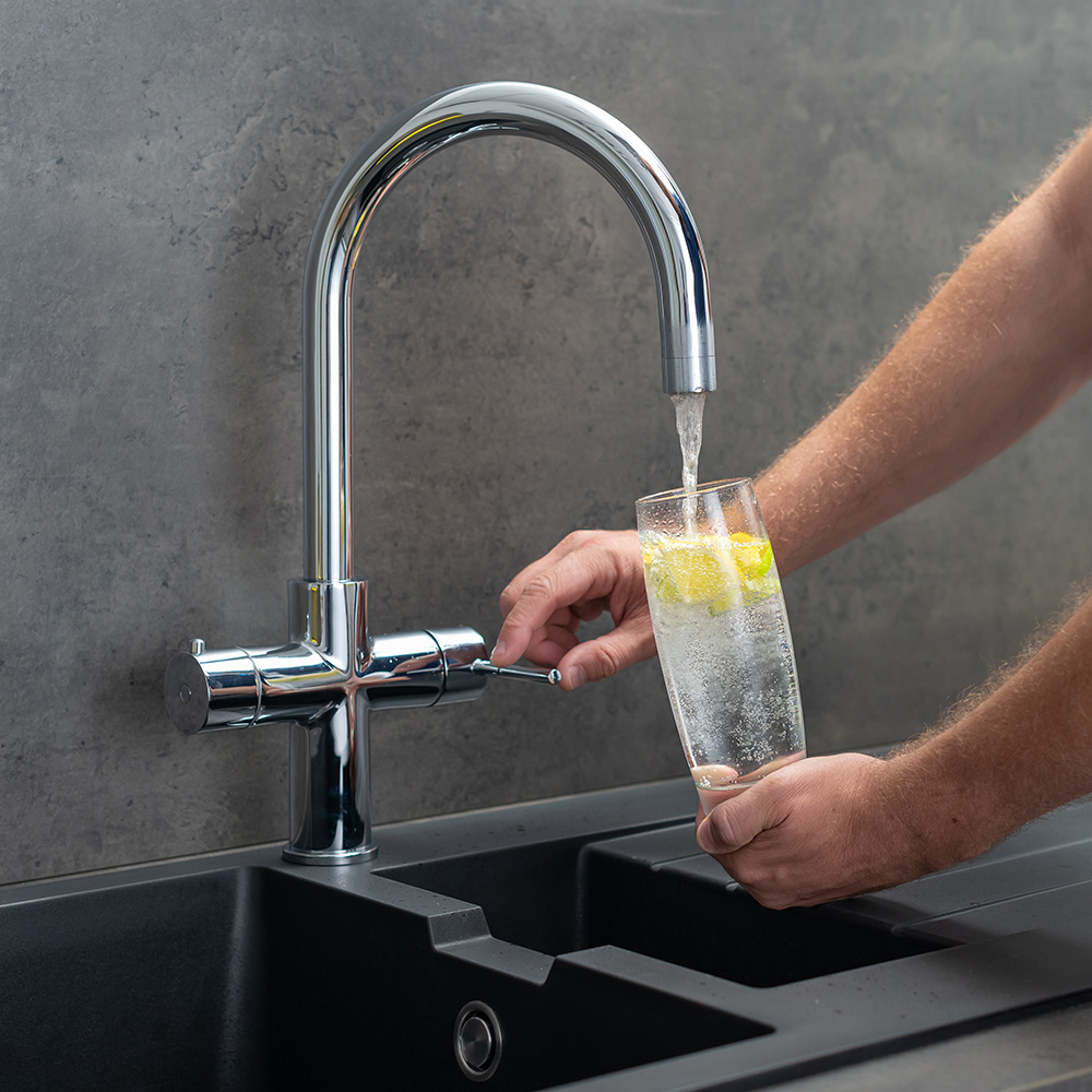 Instant boiling store water taps