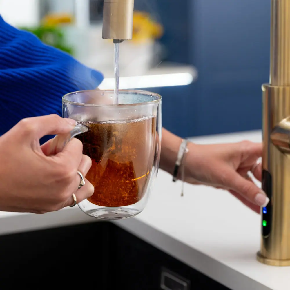 A Person Making Tea