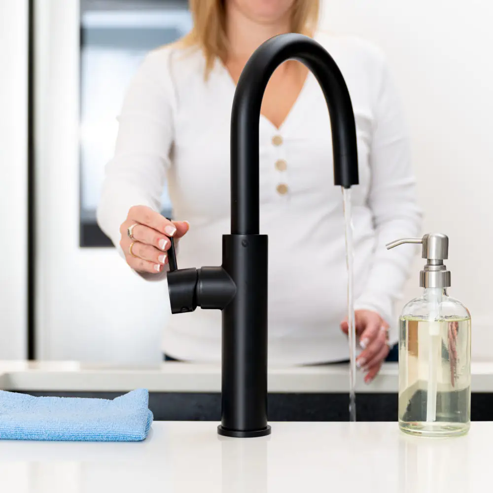 A Woman Washing Her Hands