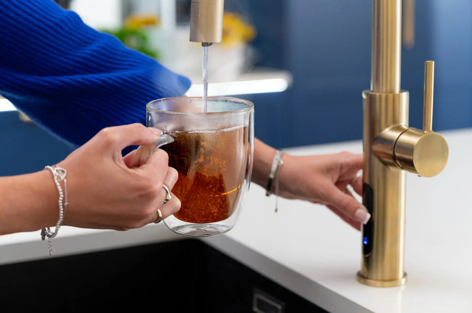 A Person Making Tea