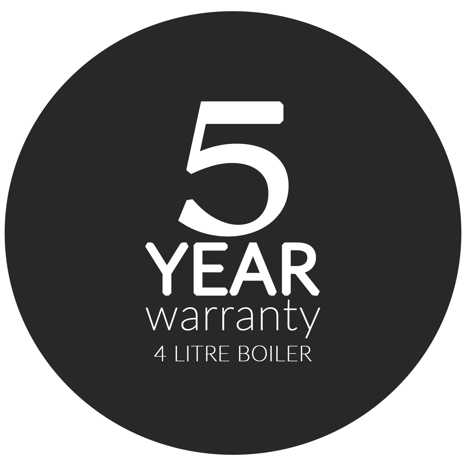 5 Year Warranty | Aquataps 4 Litre Boiler