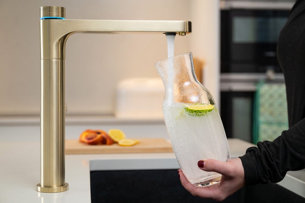 Aquatap Ultimo Sparkling Water Tap Glass Kitchen